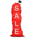 Huge red bag Royalty Free Stock Photo