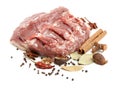 Huge red meat chunk Royalty Free Stock Photo