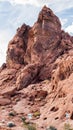 Huge Red Rocks formed in Utah