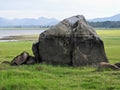 A huge stone in beautiful place in sri lanka Royalty Free Stock Photo