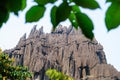 The huge rock in a tourist place Yana Caves Gokarna Royalty Free Stock Photo