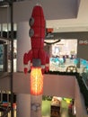 Huge rocket made of LEGO