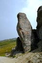 Huge rocks formation on the way to Omu Peak Royalty Free Stock Photo