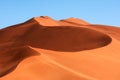 Huge sand dunes of Namibia desert