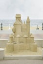 Huge sandcastle Royalty Free Stock Photo