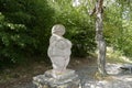 Huge sculpture of Venus of Willendorf in Willendorf, Austria.