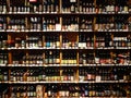 A Huge Selection of Beer on Supermarket Shelves