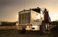 Huge Semi Truck Royalty Free Stock Photo