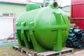 Huge septic tank Royalty Free Stock Photo