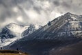 The huge snowy mountains Royalty Free Stock Photo