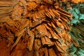 Huge stalactites in Melidoni Cave