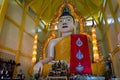 Huge statue of the Buddha in the Sakya Muni Buddha Gaya Temple, Singapore