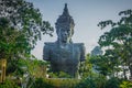 A huge statue of the god Vishnu at the Garuda Wisnu Kencana Cultural Park in Bali Royalty Free Stock Photo