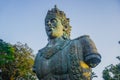 A huge statue of the god Vishnu at the Garuda Wisnu Kencana Cultural Park in Bali