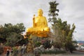 A huge statue of the Golden Buddha near the Vietnamese city of Dalat