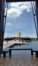 Huge statue of Luang Pu Tuad Thailand most revered monk