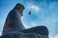 Huge statue of Ryozen Kannon Buddha in Kyoto, Japan