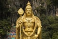 Statue Sri Muruga, Hindu god of war, Batu Caves, Malaysia