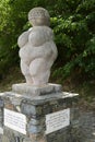 Huge statue of Venus of Willendorf in Austria.