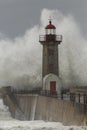 Huge stormy wave splash Royalty Free Stock Photo