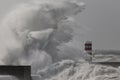 Huge stormy wave splash Royalty Free Stock Photo