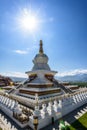 Huge stupa at Ganzi town