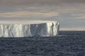 Huge Tabular Iceberg Floating In Bransfield Strait Near The Northern Tip Of The Antarctic Peninsula, Antarctica Royalty Free Stock Photo