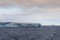 Huge Tabular Icebergs floating in Bransfield Strait near the nor