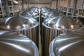 Huge Tanks which brewed beer in the brewery