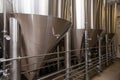 Huge Tanks which brewed beer in the brewery