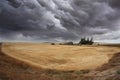 Huge thundercloud on Montana Royalty Free Stock Photo