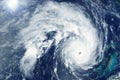 Huge tornado, view from space. From the space station Elements of this image were furnished by NASA