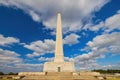 Huge tower monument in San Jacinto Battleground State Historic Site Royalty Free Stock Photo