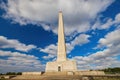 Huge tower monument in San Jacinto Battleground State Historic Site Royalty Free Stock Photo