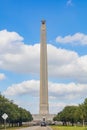 Huge tower monument in San Jacinto Battleground State Historic Site Royalty Free Stock Photo