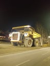 Huge truck for mining exhibit