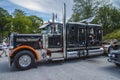 Huge truck, peterbilt Royalty Free Stock Photo