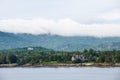 Huge Tudor Mansion on Coast of Maine Royalty Free Stock Photo