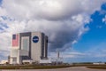 Cape Canaveral, USA - ca. March 2017: VAB at Cape Canaveral for the assembly of the Space Launch System
