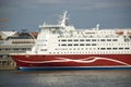 Huge vessel in harbor of Helsinki, Finland Royalty Free Stock Photo