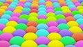 A Huge Vibrant Array of Colorful Golf Balls