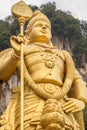 Huge vishnu statue in batu caves