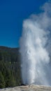 Huge volcano in the Yellowstone National Park, USA