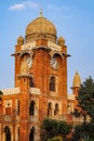 Mahatma Gandhi Hall. Ghanta Ghar, Indore, Madhya Pradesh. Also Known as King Edward Hall. Indian Architecture. Royalty Free Stock Photo