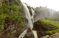 Huge Waterfall Near Bergen Royalty Free Stock Photo