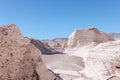 Huge white volcanic stones at Campo de Piedra Pomez, Catamarca, Argentina, Andes mountains, Puna