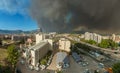 Huge wildfire in Split, Croatia.