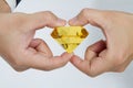 Huge yellow diamond Royalty Free Stock Photo