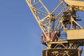 Crane working in the port of CÃÂ¡diz, Spain