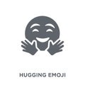Hugging emoji icon from Emoji collection.